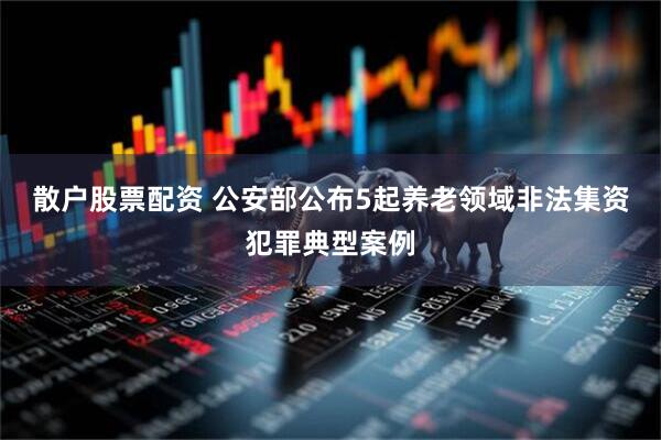 散户股票配资 公安部公布5起养老领域非法集资犯罪典型案例